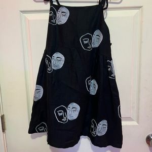 Maker and Mineral Faces Tunic Mini Dress